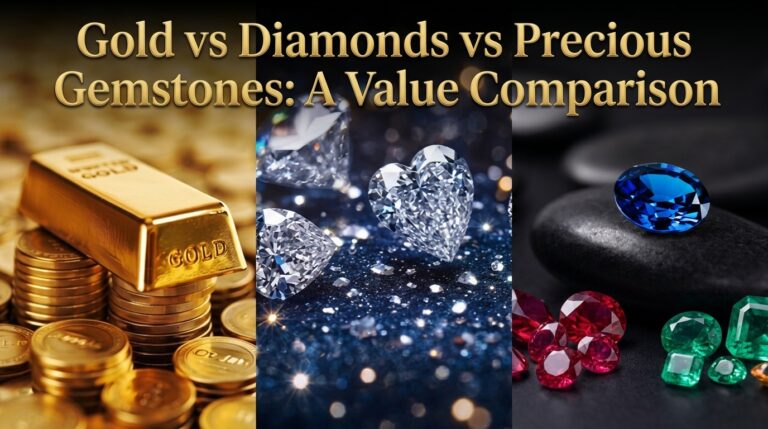 Gold vs Diamonds vs Precious Gemstones: A Value Comparison